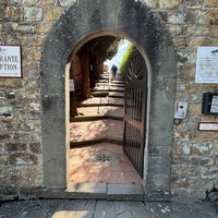 Castello Vicchiomaggio inngangsportal